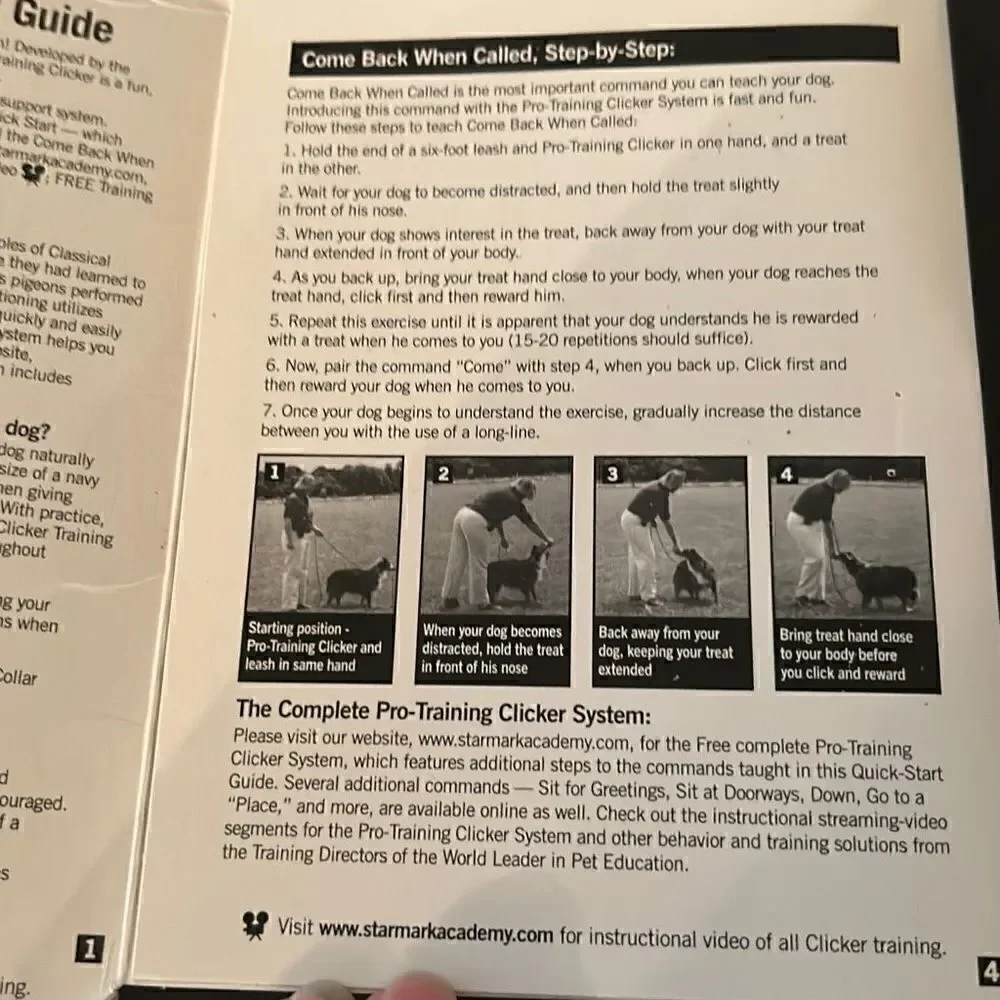 Dog training clicker
